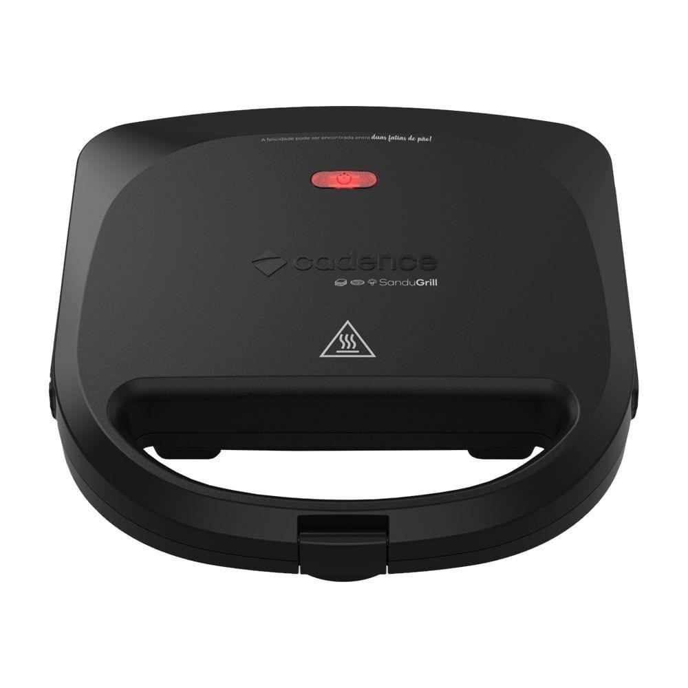 Sanduicheira El?trica Cadence 110V - SAN230 1 Sanduicheira Elétrica Cadence Sandugrill Preta 110V