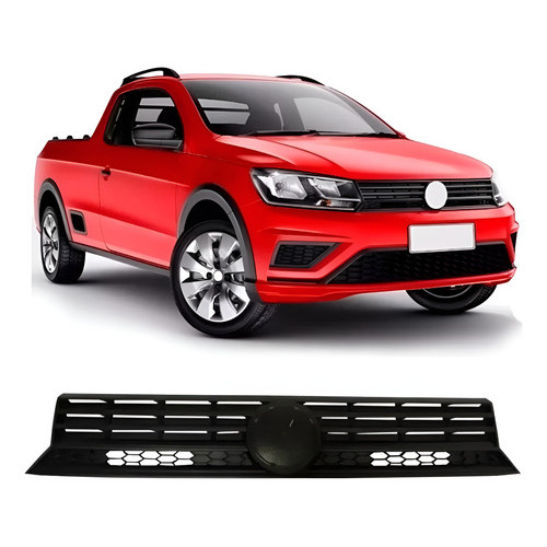 Grade Radiador Superior Saveiro G7 Gol Voyage G8 Preta 1 Grade Radiador Superior Saveiro G7 Gol Voyage G8 Preta