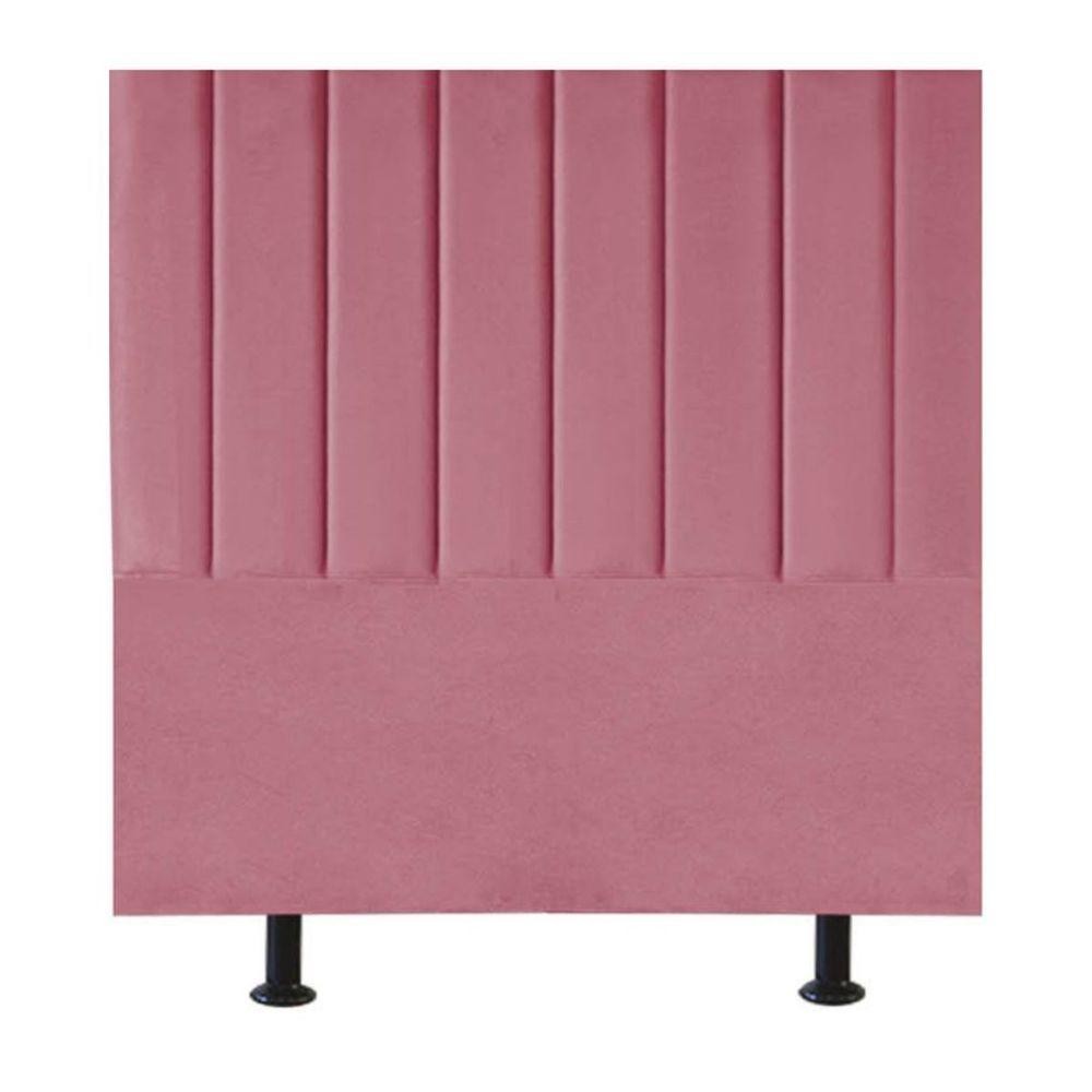 Cabeceira Solteiro Estofada Suede Rosa 90cm 1 Cabeceira Estofada Cama Box Solteiro 90 Cm Maisa Suede Rosa