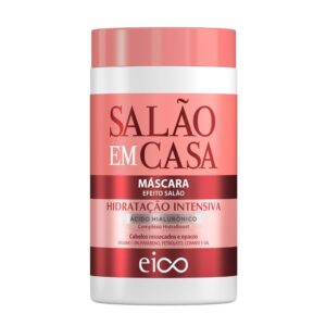 Eico Máscara Creme Tratamento Capilar Salão Em Casa Hidratação Intensiva Ácido Hialurônico 1kg