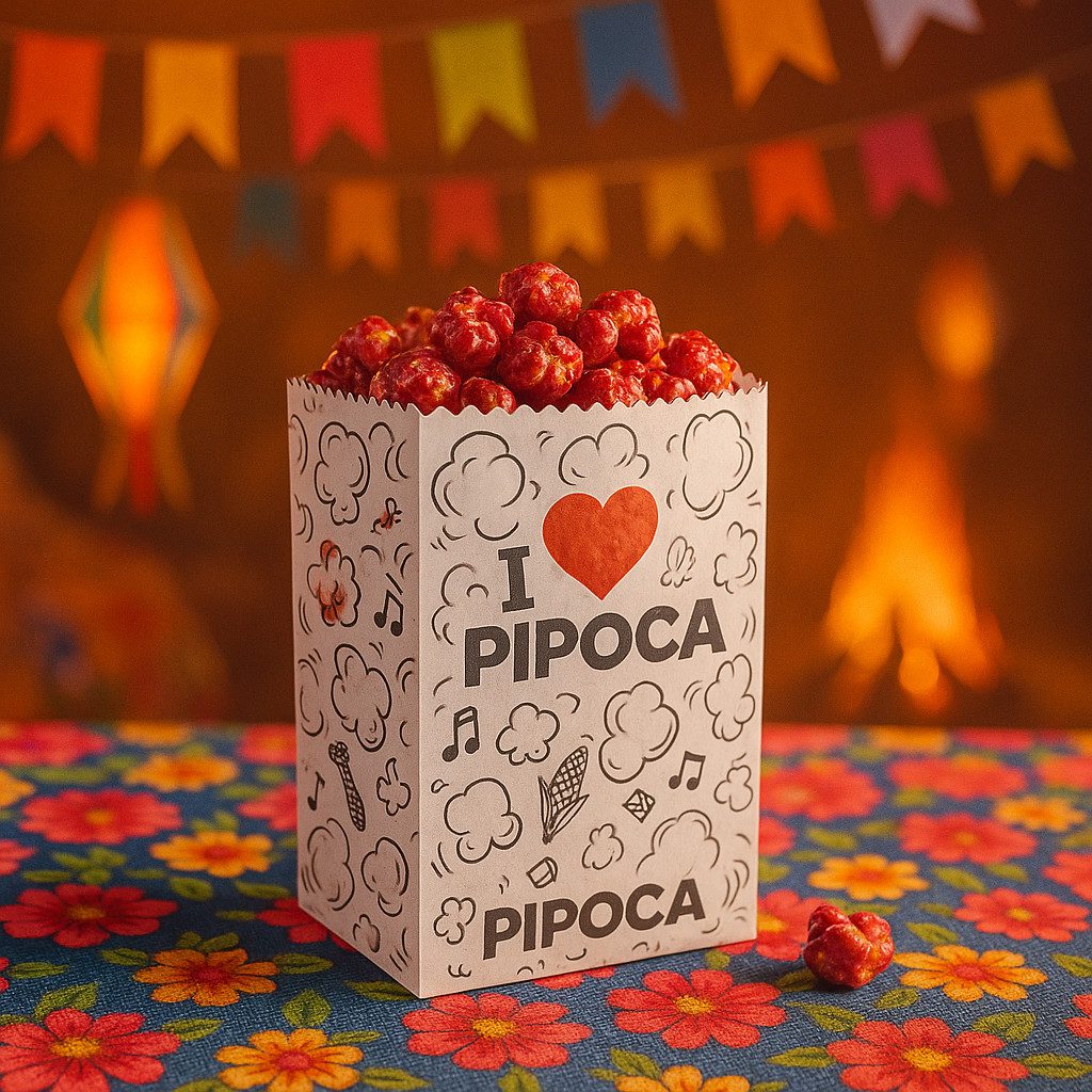 Sacos de Papel para Pipoca Gourmet (100un) 1 Sacos de Papel para Pipoca Gourmet (100un)