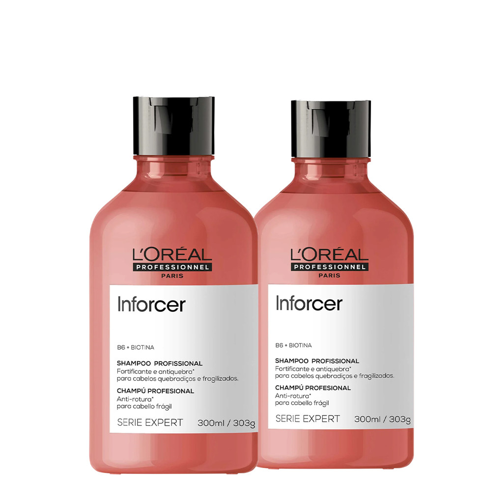 Kit Shampoo Inforcer Serie Expert L'Or?al 1 Kit L'Oréal Professionnel Inforcer Serie Expert Shampoo (2 unidades)