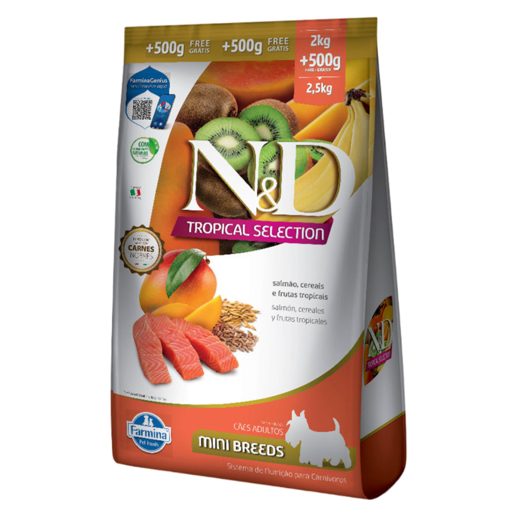 Ra??o N& 1 Ração N&D Tropical Selection Cães Adultos