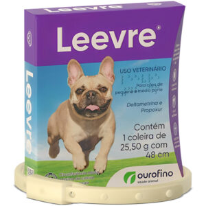 Coleira Anti Pulgas Leevre P - 48cm