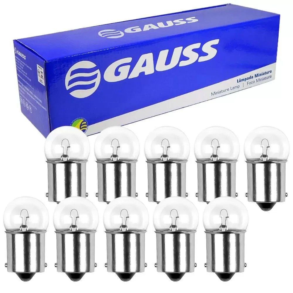 L?mpada 67 24V 05 Watts Gauss - Caixa com 10 (GL0067B) 1 Lâmpada 67 24V 05 Watts Gauss - caixa com 10 (GL0067B)