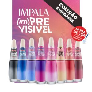 Kit 8 Esmaltes Impala Muda de Cor (ImPrevisivel)