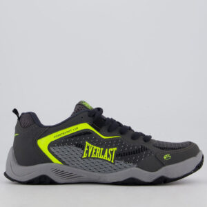 Tênis Everlast Forceknit 6 Low Cinza/Amarelo