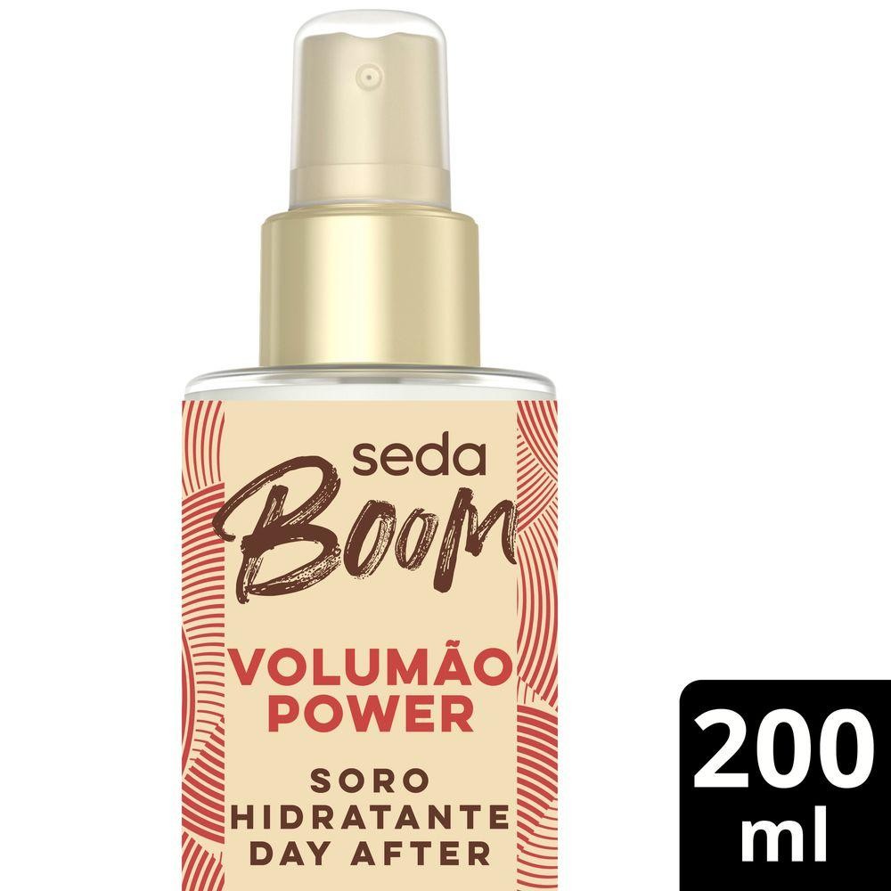 Soro Hidratante Seda Boom Volum?o Power 200ml 1 Soro Hidratante Day After Seda Boom Volumão Power 200ml