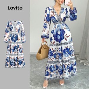Vestido Boho Floral Feminino Floral LBL24063