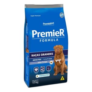 Ração Premier para Cães Adultos de Raças Grandes e Gigantes Frango 15kg