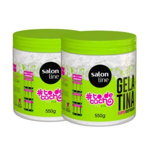 Kit 2 Gelatina To De Cachos Salon Line