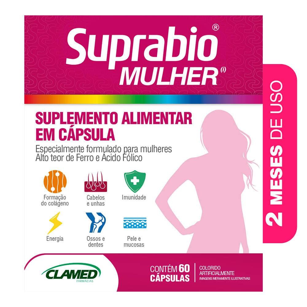Suprabio Mulher - Suplemento Vitamina C60 1 Suprabio Mulher - Suplemento Vitamina C60