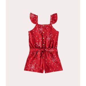 Macacão Infantil Viscose Estampado Menina