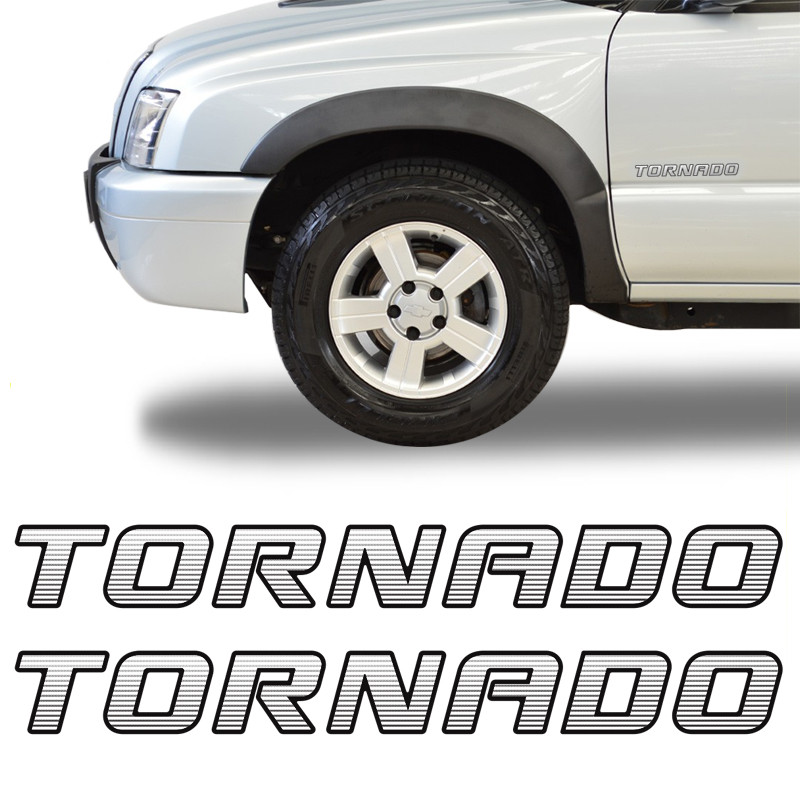 Adesivos Laterais S10 Tornado 2009-2011 1 Adesivos Laterais S10 Tornado 2009-2011