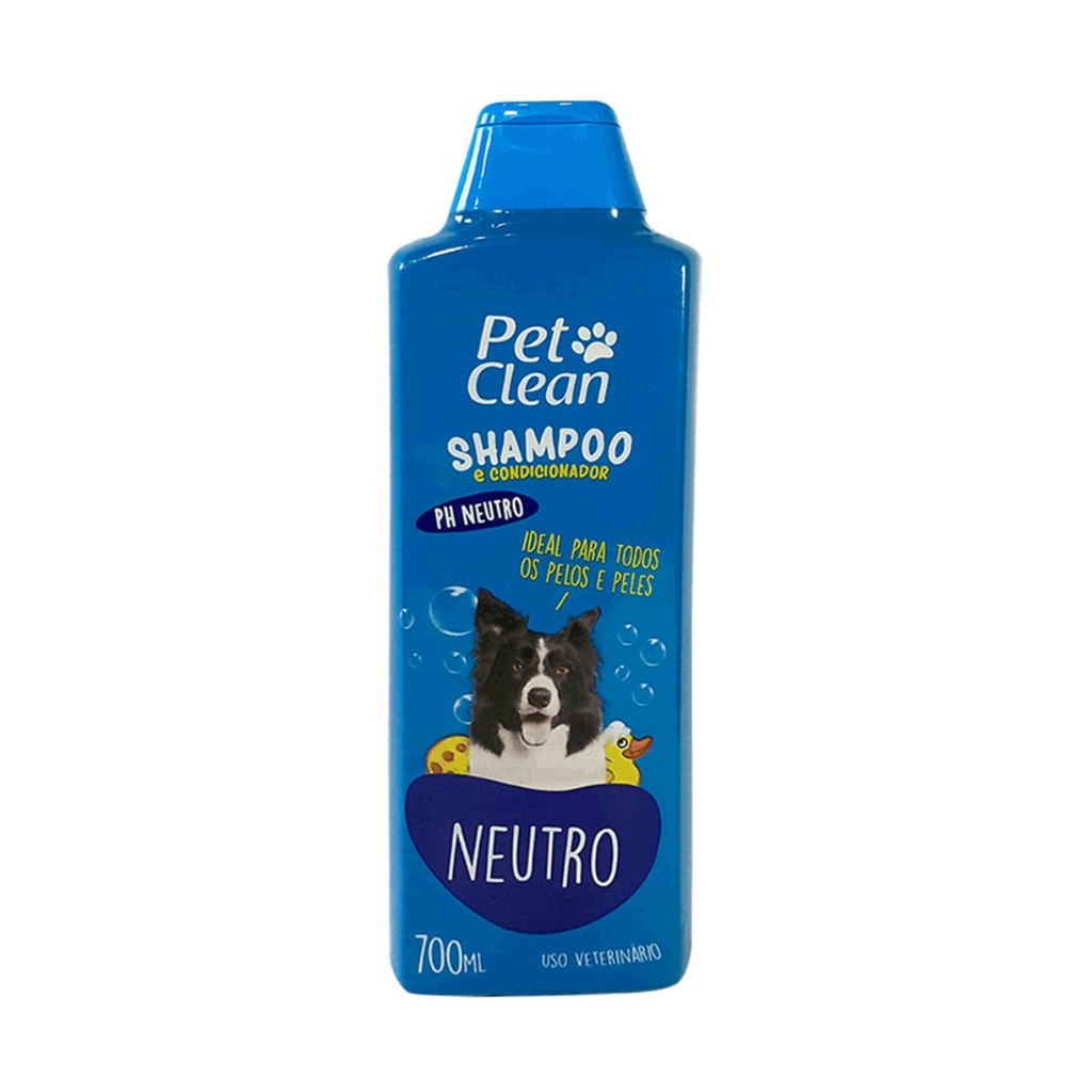 Shampoo e Condicionador Pet Clean Cães Gatos 700ml 1 Shampoo e Condicionador Pet Clean Cães Gatos 700ml