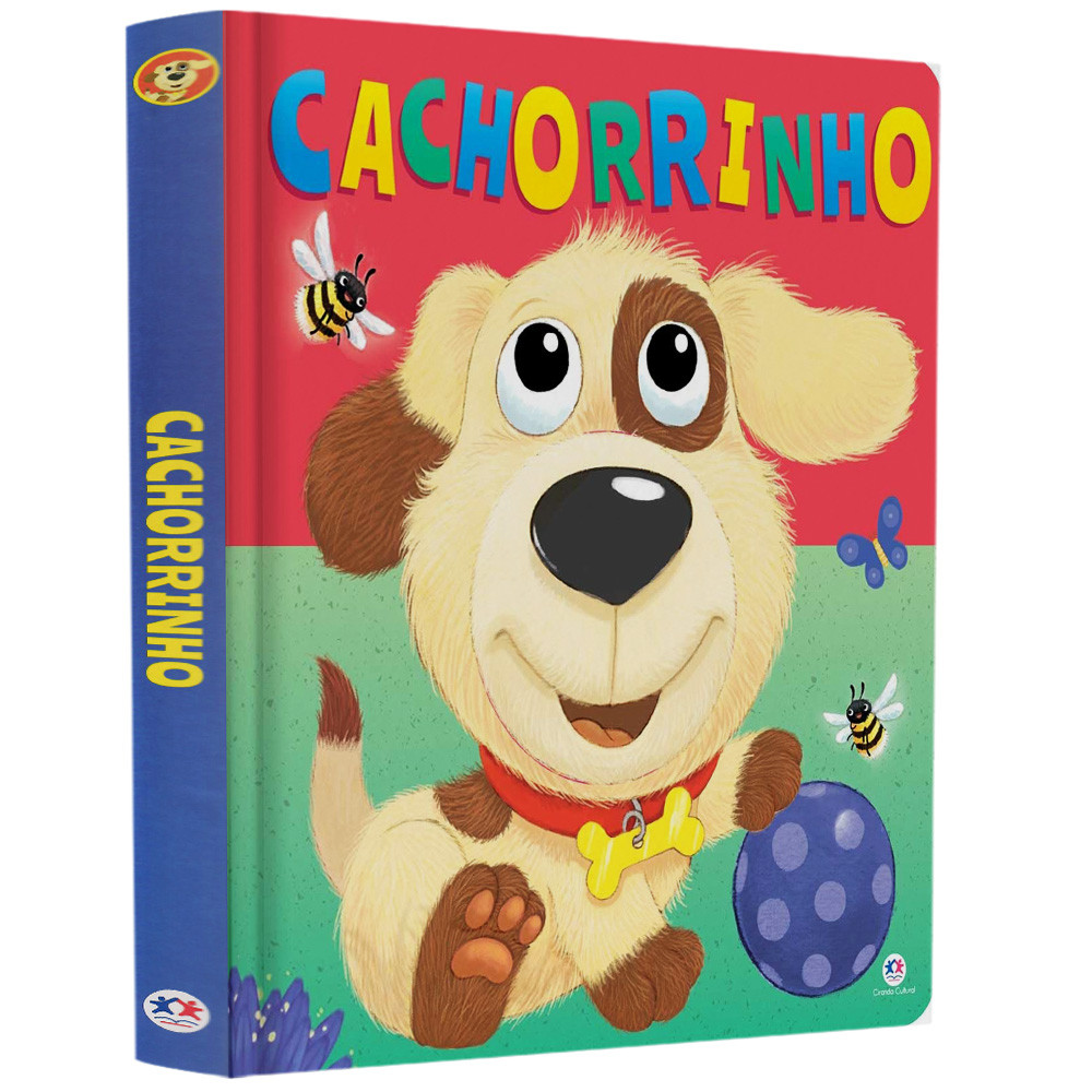 Livro Fantoche Cachorrinho - Brinquedo Educativo 1 Cachorrinho | Livro Fantoche