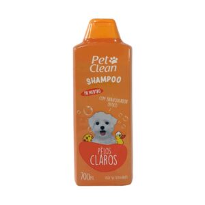 Shampoo e Condicionador Pelos Claros Pet Clean 700 ML