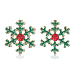 Brincos Natal Flocos Neve - Design Joias Presente