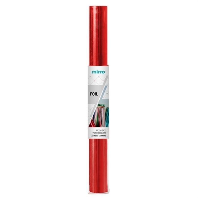 Foil Vermelho Hot Stamping 3m x 31cm 1 Foil Vermelho Hot Stamping 3m x 31cm