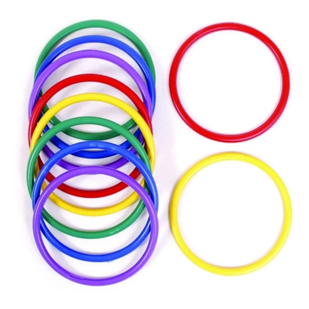 Argola Pl?stica Junina Real Seda - 10 Unidades 1 Argola Plástica Junina Real Seda - 10 Unidades