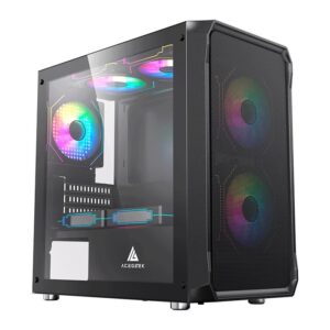 Gabinete Gamer Acegeek Eclipse M350 - Preto