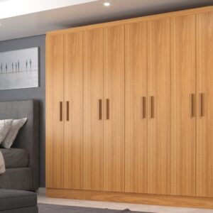 Móveis para Quarto Guarda-roupa 8 Portas Paris
