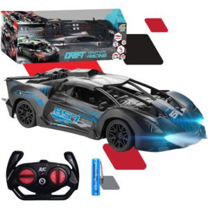 Carrinho Controle Remoto Bugatti Drift Preto