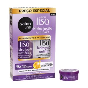 Kit Meu Liso Antifrizz com Shampoo + Condicionador e Balm