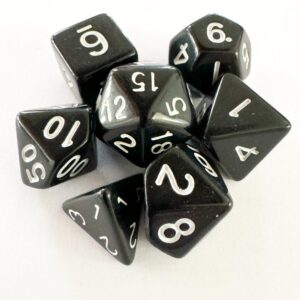 Kit 7 Dados RPG - Dados Rolagáveis D4 D6 D8 D10