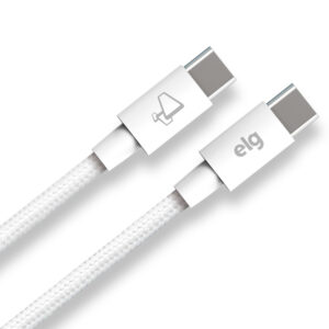 Cabo USB Tipo-C para USB Tipo-C, Carga Rápida 60W 3A, TC6, ELG