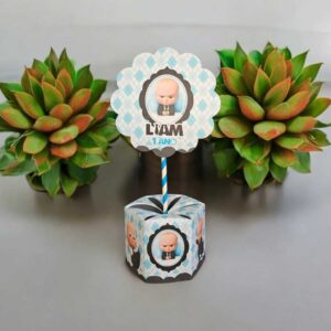 Centro de Mesa Festa Poderoso Chefinho (8cm)