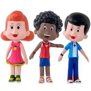 Boneco Miguel 3 Palavrinhas Articulado Infantil