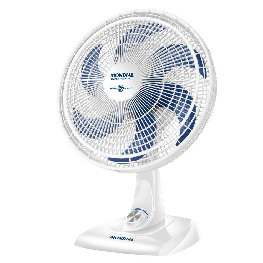Ventilador Mesa Mondial VSP-40W 6 P?s 1 Ventilador Mesa Mondial - 06 Pás - Vsp-40-w 127V/60Hz