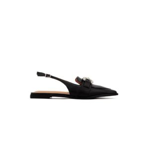 Sapato Slingback Vizzano Salto Baixo Preto