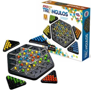 Jogo de Tabuleiro Triângulos Geométricos Paki Toys