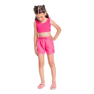 Short Infantil em Microfibra com Estampa Revela na Água Quimby