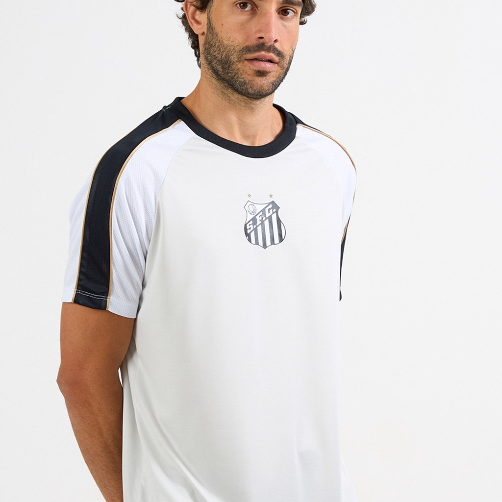 Camisa Santos Oficial Masculina - Rol? 1 Camisa Santos Da Vila pro Rolê Masculina Oficial
