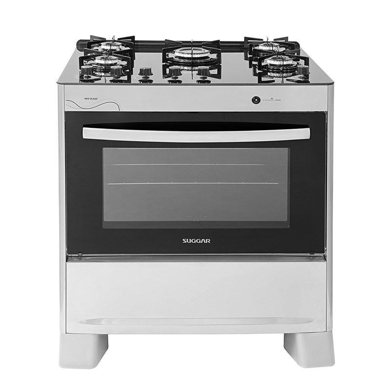 Fog?o Suggar 5 Queimadores Inox FGVNG510PRIX 1 Fogão Suggar 5 Queimadores Inox FGVNG510PRIX