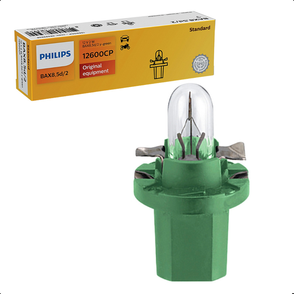 L?mpada Painel 2W 12V Philips BAX8.5d/2 1 Lâmpada Painel 2W 12V Philips BAX8.5d/2