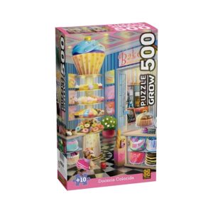 Quebra-cabeça 500 Peças Doceria Colorida Grow