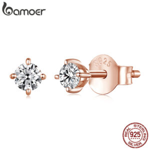 Brincos Moissanite Prata 925 - Bamoer