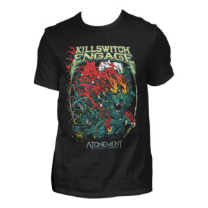 Camiseta Killswitch Engage Atonement - Branco/Preto