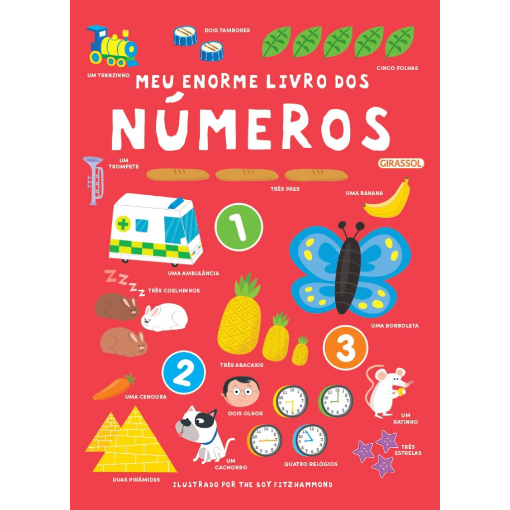 Meu Enorme Livro dos Números - Contagem Infantil 1 MEU ENORME LIVRO DOS NÚMEROS