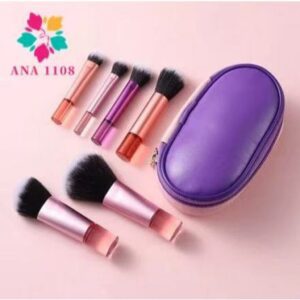 Kit 10 Pincéis Maquiagem Estojo Viagem