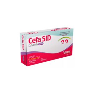 Cefa Sid 220mg caixa com 10 Comprimidos Antimicrobiano