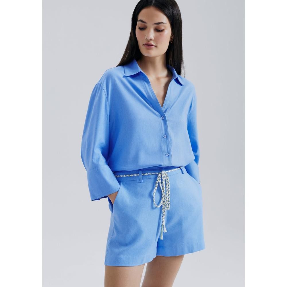 Shorts Alfaiataria Linho Feminino Hering 1 Shorts Alfaiataria Linho Feminino Hering