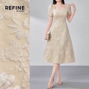 Vestido Elegante Floral Primavera/Verão