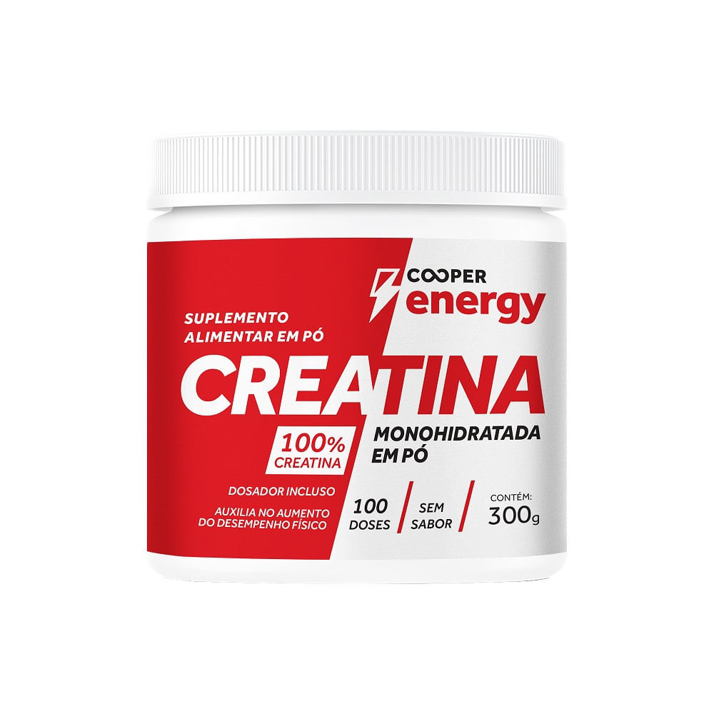 Creatina Cooper Monohidratada 300g - For?a e Performance 1 Creatina Cooper Monohidratada 300g - Força e Performance