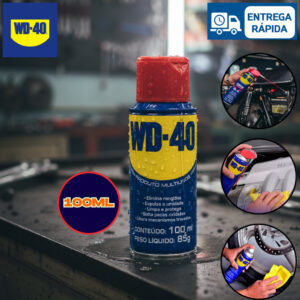 KIT 1 UND Óleo Lubrificante Desengripante Multiuso 100 Ml - Wd-40