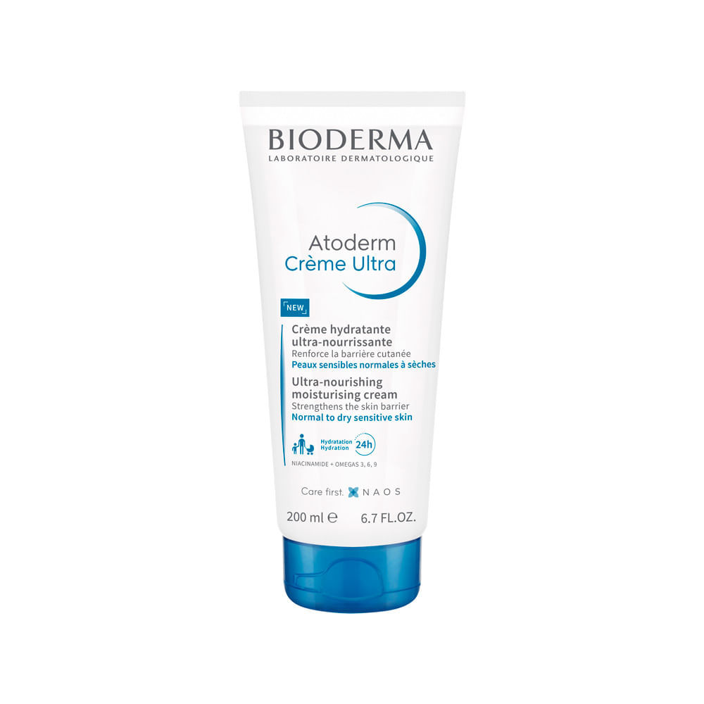 Atoderm Ultra Bioderma Hidrata??o Corporal 200ml 1 Bioderma Atoderm Creme Ultra Hidratação Corporal para Peles Normais e Secas 200ml